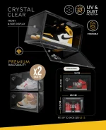 باکس کفش کرپ پروتکت- جعبه نگهدارنده کفش سایز بزرگ - تصویر 6