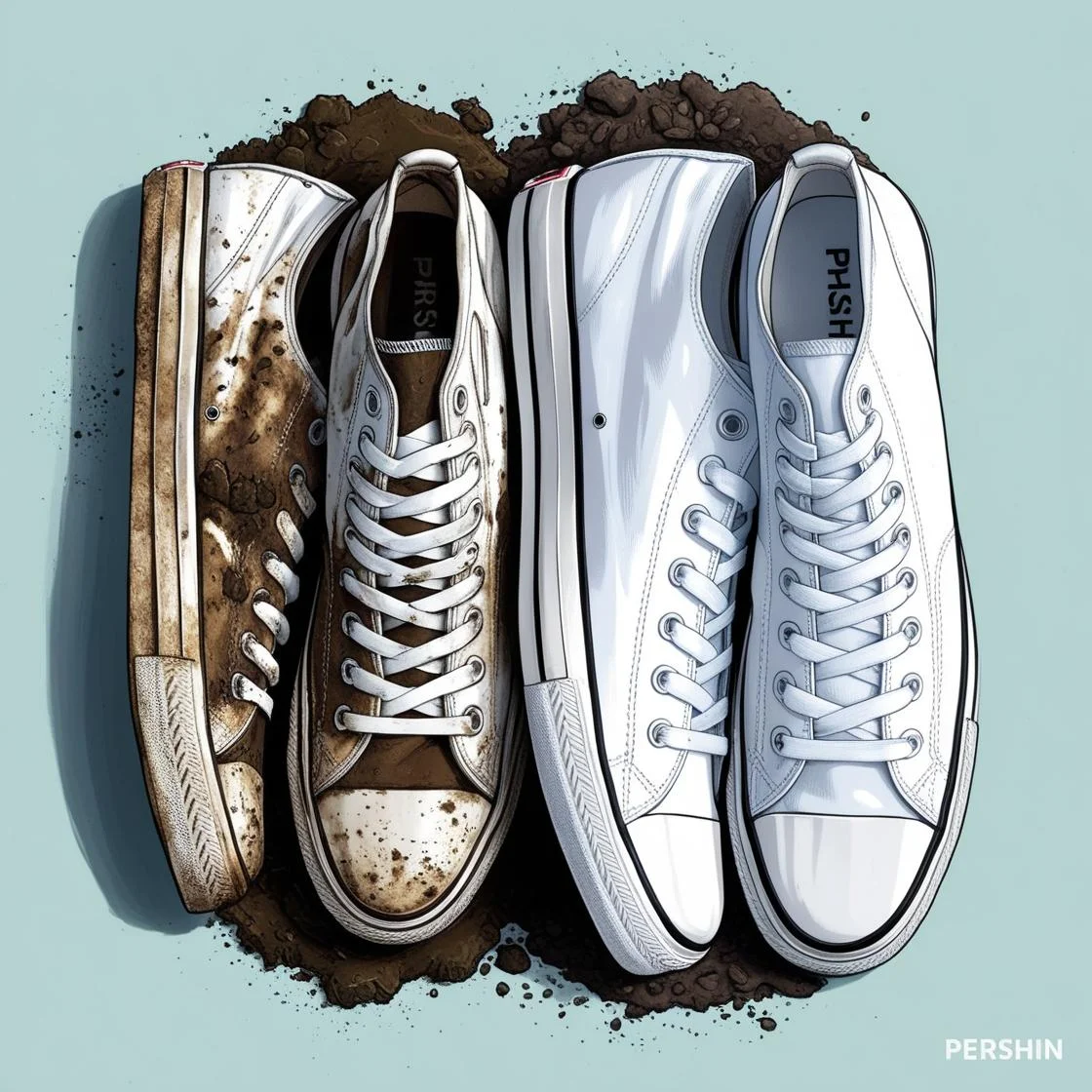 "نگهداری از کفش‌های سفید: چگونه دغدغه‌های شما را برای زیبایی و دوام این کفش‌ها برطرف کنیم؟"