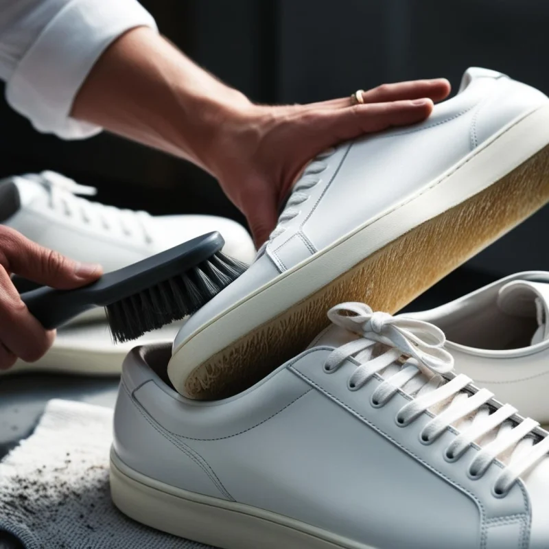 "نگهداری از کفش‌های سفید: چگونه دغدغه‌های شما را برای زیبایی و دوام این کفش‌ها برطرف کنیم؟"