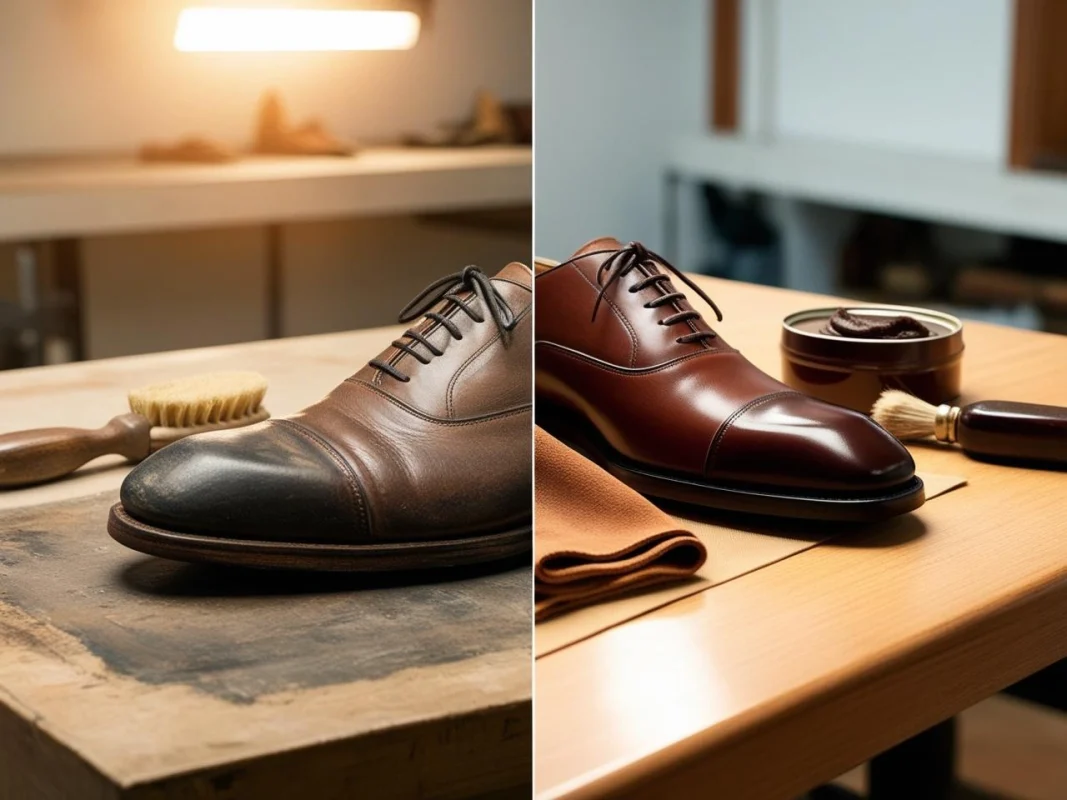 ترفندهای براق کردن کفش چرم و معرفی ابزار پولیش کفش چرم