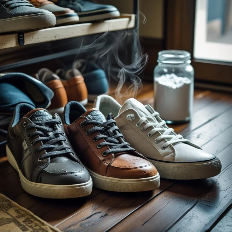 رفع بوی بد پا با جوش شیرین