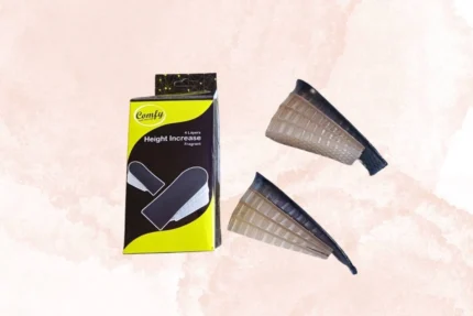 پد افزایش قد داخل کفش کامفی 7 سانتی با قابلیت تنظیم ارتفاع و رویه پارچه ای